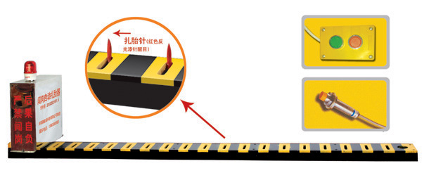河源源城区V3嵌入式闯岗自动扎胎器/阻车器